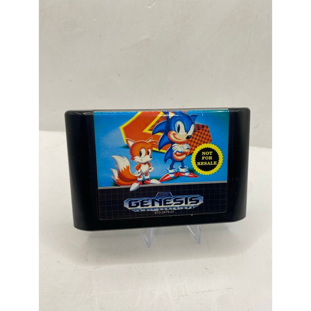 SEGA Sonic the Hedgehog 2 Not for Resale Sega Genesis vintage cartridge
